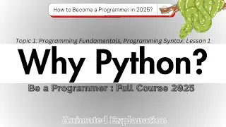 Why Python Programming Language? | Become Programmer Full Course 2025: Prog. Fundamentals