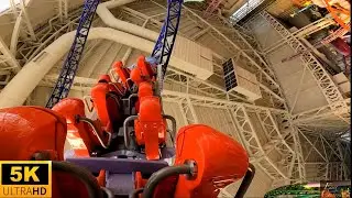 Sandys Blasting Bronco POV 5K 60fps Back Row Nickelodeon Universe American Dream Mall, NJ