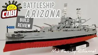 Building The Cobi Battleship Arizona BB-39 Unboxing & Build Review