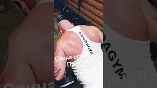 СПИНА ОГРОМНАЯ ПРОСТО!Отличное упражнение на широчайшие #бодибилдинг #атлетизм #широчайшие #спина