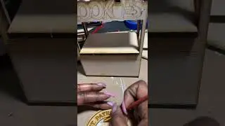 Working on a st Patrick’s mini sign morning painting 