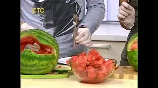 Карвинг. Из арбуза в произведение искусства!  СТС-Мир