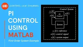 PID CONTROL AND MATLAB - PI TUNING FOR FIRST ORDER STABLE OPEN-LOOP SYSTEM