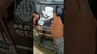Cap And Skull Sticker