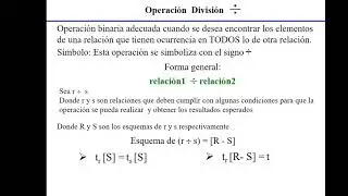 Algebra Relacional Parte 3