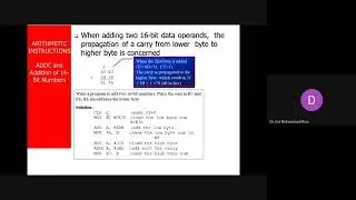 Arithmetic, and logic instruction and programs.