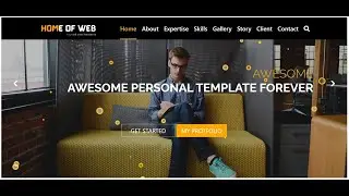 How to create an amazing portfolio website with Html, CSS, bootstrap and some jquery plugins.