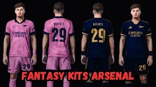 NEW FANTASY KITS ARSENAL FC PREVIEW & TUTORIAL - PES 2021 & FL24