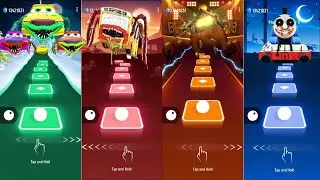 McQueen Moshter vs bus Moshter vs house hade Moshter vs train monster