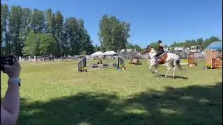 Ainsley & Beau Tie , 1st .85 Jumper Grass June 2023 CVPC Show