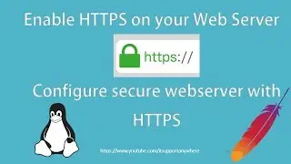 Configure secure webserver with HTTPS | Enable HTTPS on your web server - Hindi