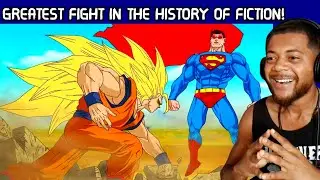 Goku VS Superman Fan Animation | REACTION!!