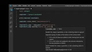 Automatizando planilhas de Excel com Python