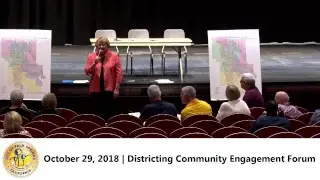Districting Community Engagement Forum | October 29, 2018