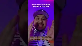 JESÚS CONVIERTE EL AGUA EN VINO 🍷 #shortviral #predicascristianas