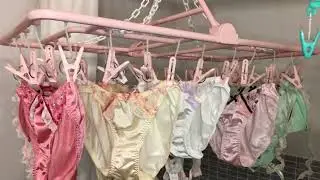 Wash and Dry - Hanging Underwear Clip Rack #32 | Lingerie Underwear Collection | Japan TRIUMPH set