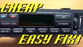 Ford HVAC System Stuck on Defrost: EATC Control Head Repair