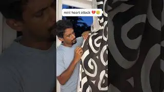 Mini heart attack 😱#trending #funny #husbandwifefun #happywifehappylife #fyp #comedy