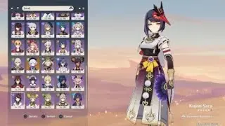 Genshin Impact 4.0 Character Selection Animation