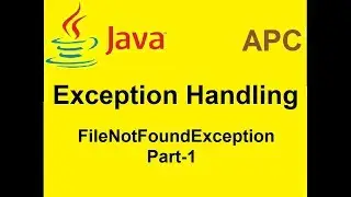 FileNotFoundException Part-1 in HINDI