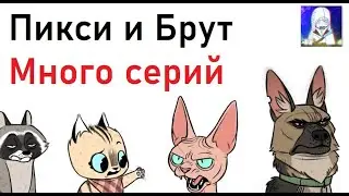 Пикси и Брут. МНОГО СЕРИЙ в озвучке Макса Максимова и Алёны