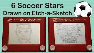 Arduino Etch-a-Sketch Time Lapse: Six Soccer Stars