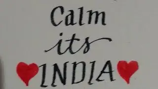 India v/s Pakistan Match Status | India v/s Pakistan Match Calligraphy | Calligraphy Video