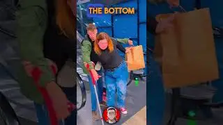 Woman Rescues Man from Escalator Injury