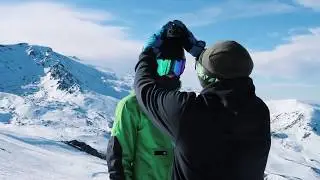 Snowboarding in Spain and road trip with a GLA 45 AMG