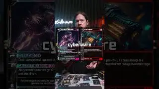 Psychosis in our Cyberpunk Card Game! #shorts #tcg #cyberpunk #mtg #edgerunners #ghostintheshell