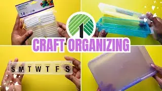 MUST HAVE!  Dollar Tree Organizers For Your Crafts