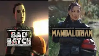 Fennec Shand - Mandalorian vs Bad Batch comparison