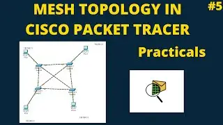 mesh Topology Using Cisco Packet Tracer practical | computer network topology |  Cisco Packet Tracer