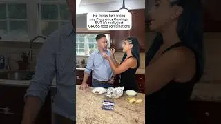 The WORST food combinations EVER!😂 #funny #husbandwifecomedy #couples