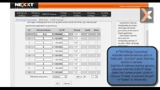 Horizontal Firmwares: Setup Port Fowarding