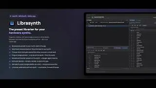 Librasynth - synth presets manager