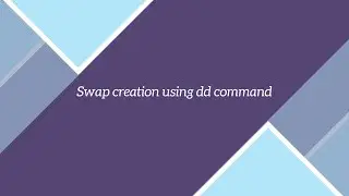 Swap Creation using dd command