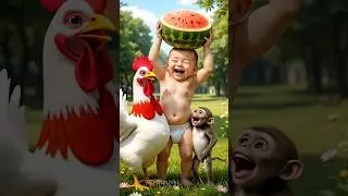 Chicken Monkey Dance🐔🤣| 