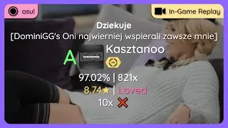 osu! | Kasztanoo | Doda – Dziekuje [DominiGG's Oni najwierniej wspierali zawsze mnie] +DT |