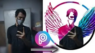 How to edit a face logo | double exposure |picsart| editing|part 1️⃣
