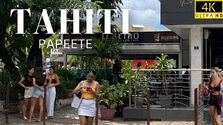 [4K] EXPLORING PAPEETE: TAHITI‘S CAPITAL CITY FRENCH POLYNESIA🇵🇫 WALKING TOUR