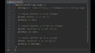 Type Test Operator In Dart Programming Language