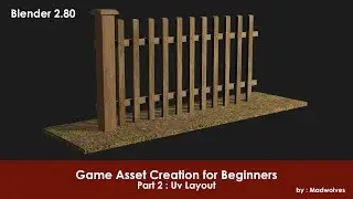 Game Asset Tutorial | Blender 2.80 | Part 2 | Uv Layout