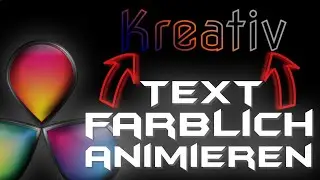 Shading Animated Text - DAVINCI RESOLVE 17 - Tutorial German Beginner's Guide