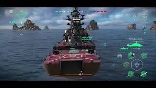 Modern Warships - RF Admiral Nakhimov is in action kill 4 ships #modernwarships #warships