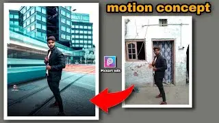Picsart tutorial Realistic Motion background editing 2021 ll Picsart motion effects