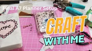 Craft with me | Let's finish my A7 Ring Planner setup | It doesn't go as planned | Part 2 of 2