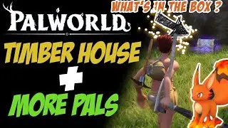 Wooden House with Beds inside -  PALWORLD - survivor gameplay #palworld  #gameplay  #learnenglish