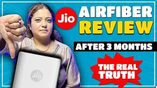 Jio AirFiber with Wifi 6 Technology 🛜 Honest Review after 3 Months ✅