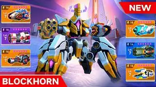 NEW Blockhorn & Missile Rack 16, Railgun, Minigun, Savant, Fragment Gun, Graviton Beam - Mech Arena